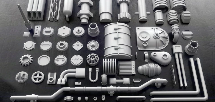 3D Modelling for Machine Parts - 3D Content Studio